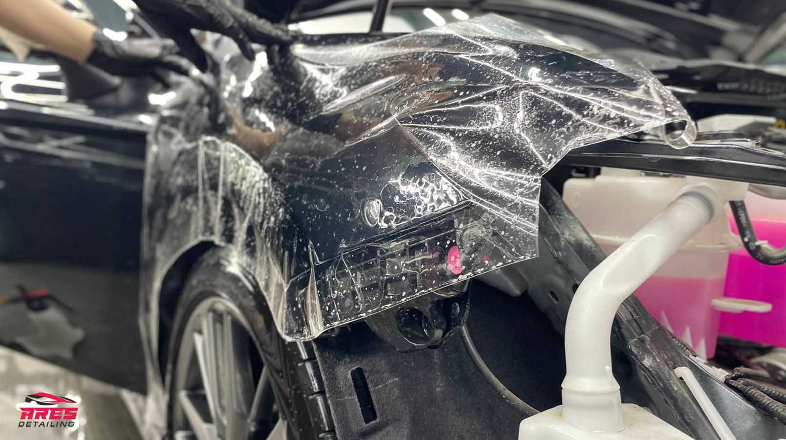 Оклейка защитной пленкой Toyota Camry XV80 - изобр. 8