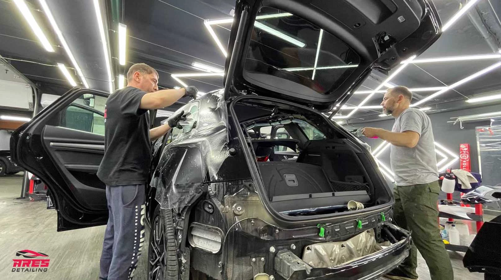 Оклейка полиуретаном Audi Q5 FY - изобр. 6