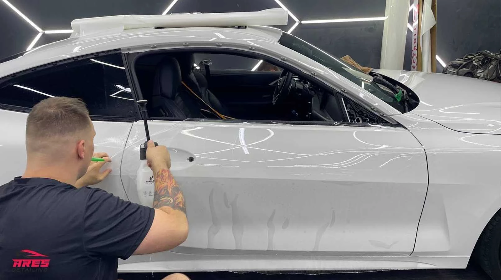 Оклейка полиуретаном BMW 4