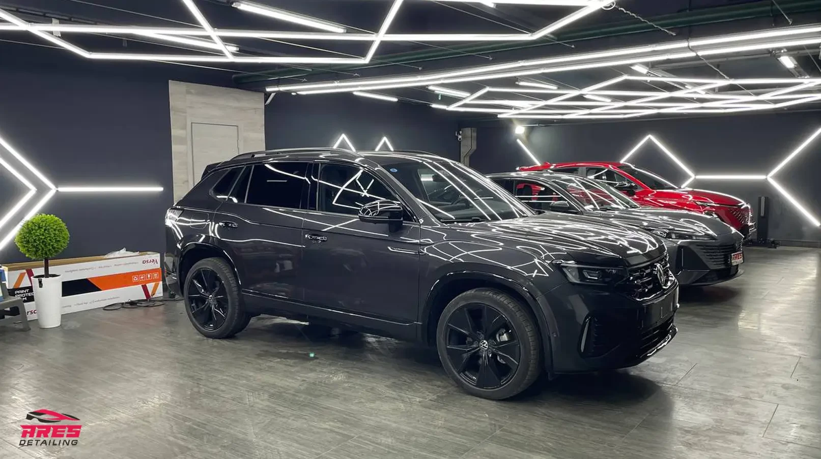 Тонировка стекол автомобиля VW Tayron
