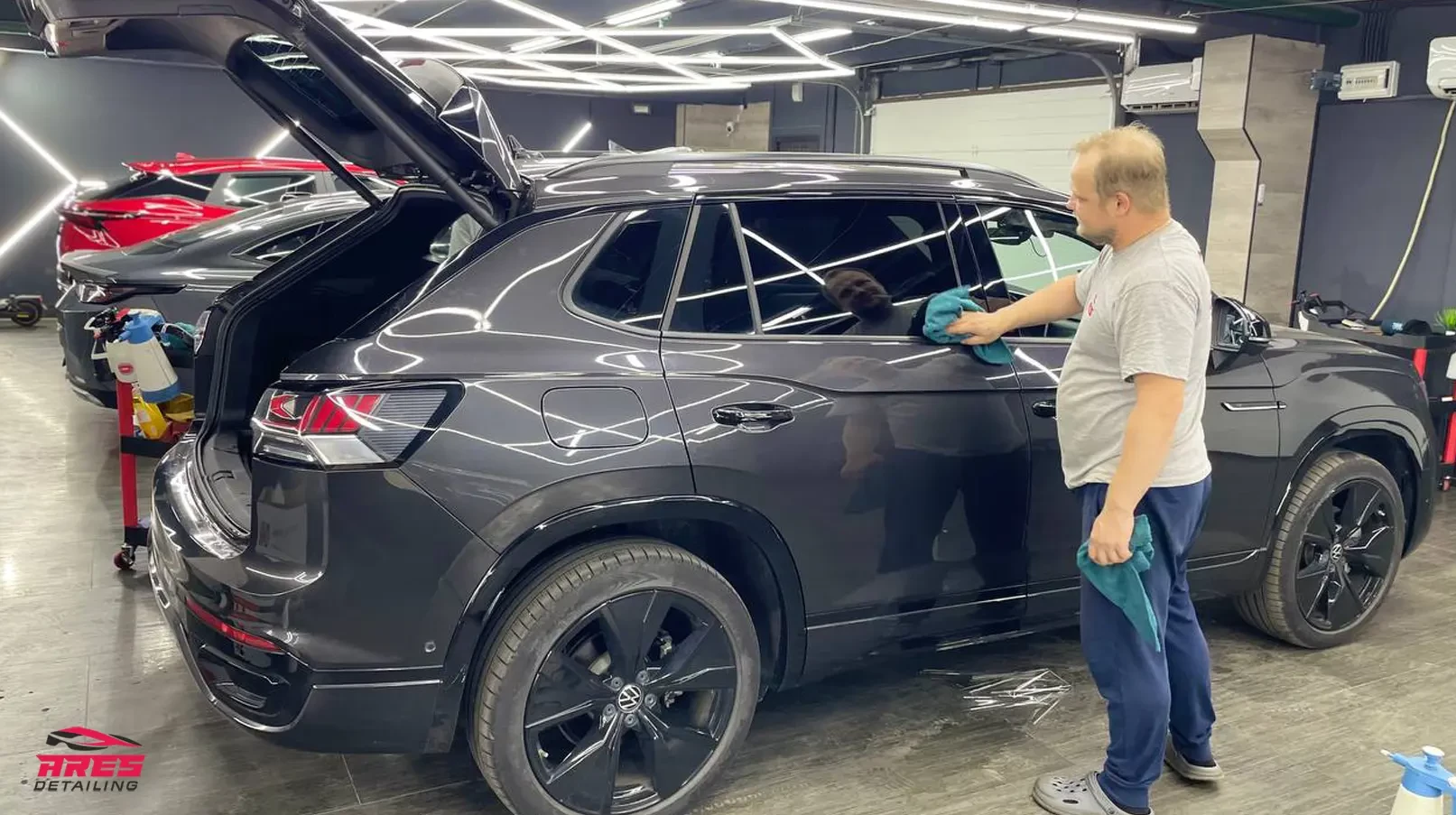 Тонировка стекол автомобиля VW Tayron