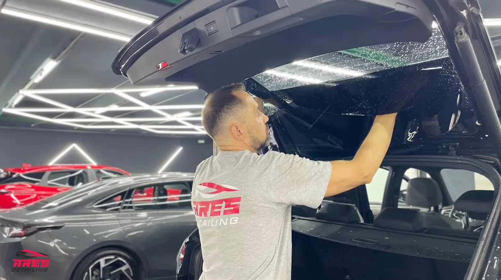 Тонировка стекол автомобиля VW Tayron