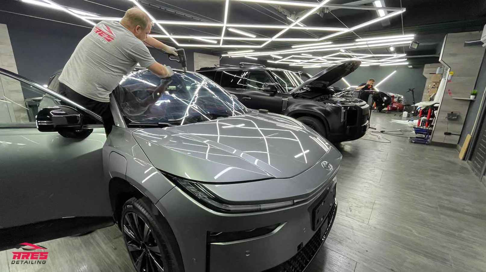 Атермальная тонировка стекол автомобиля Toyota bZ3X