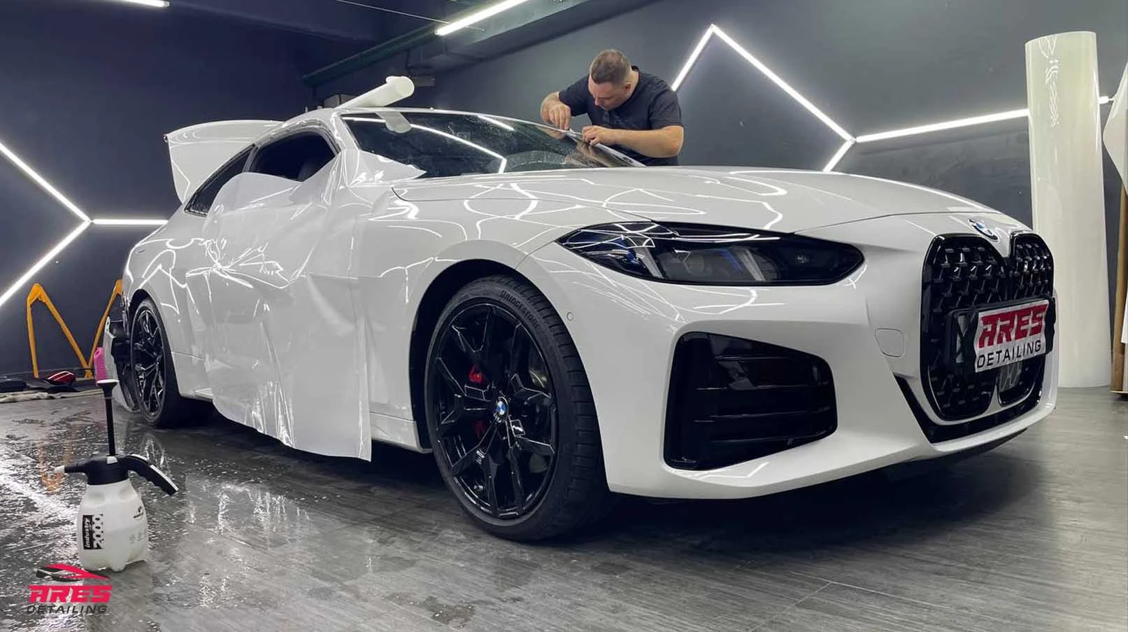 Оклейка полиуретаном BMW 4