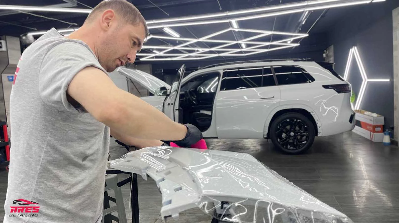 Оклейка защитной пленкой VW Teramont Pro - изобр. 9