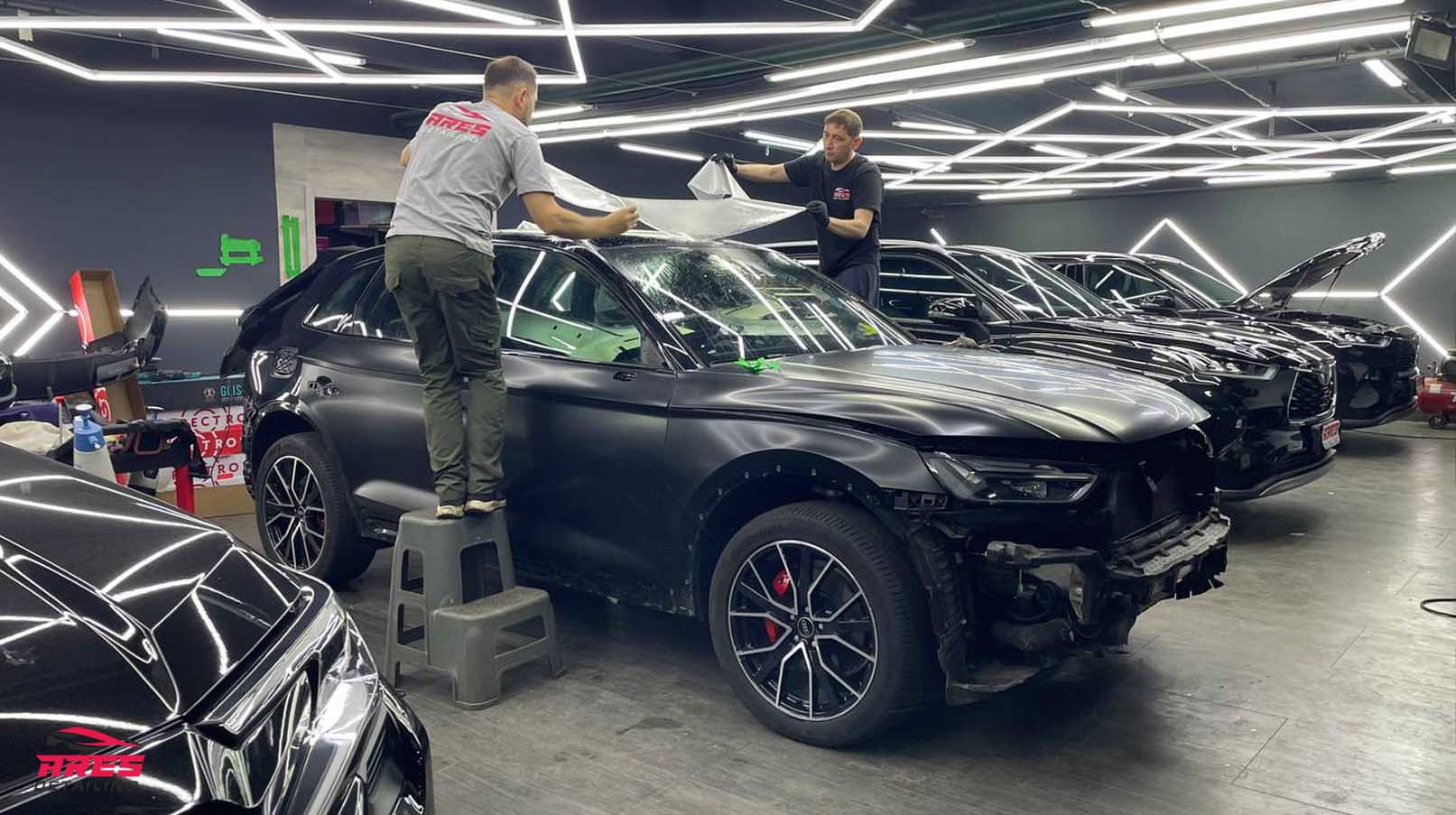 Оклейка полиуретаном Audi Q5 FY - изобр. 7