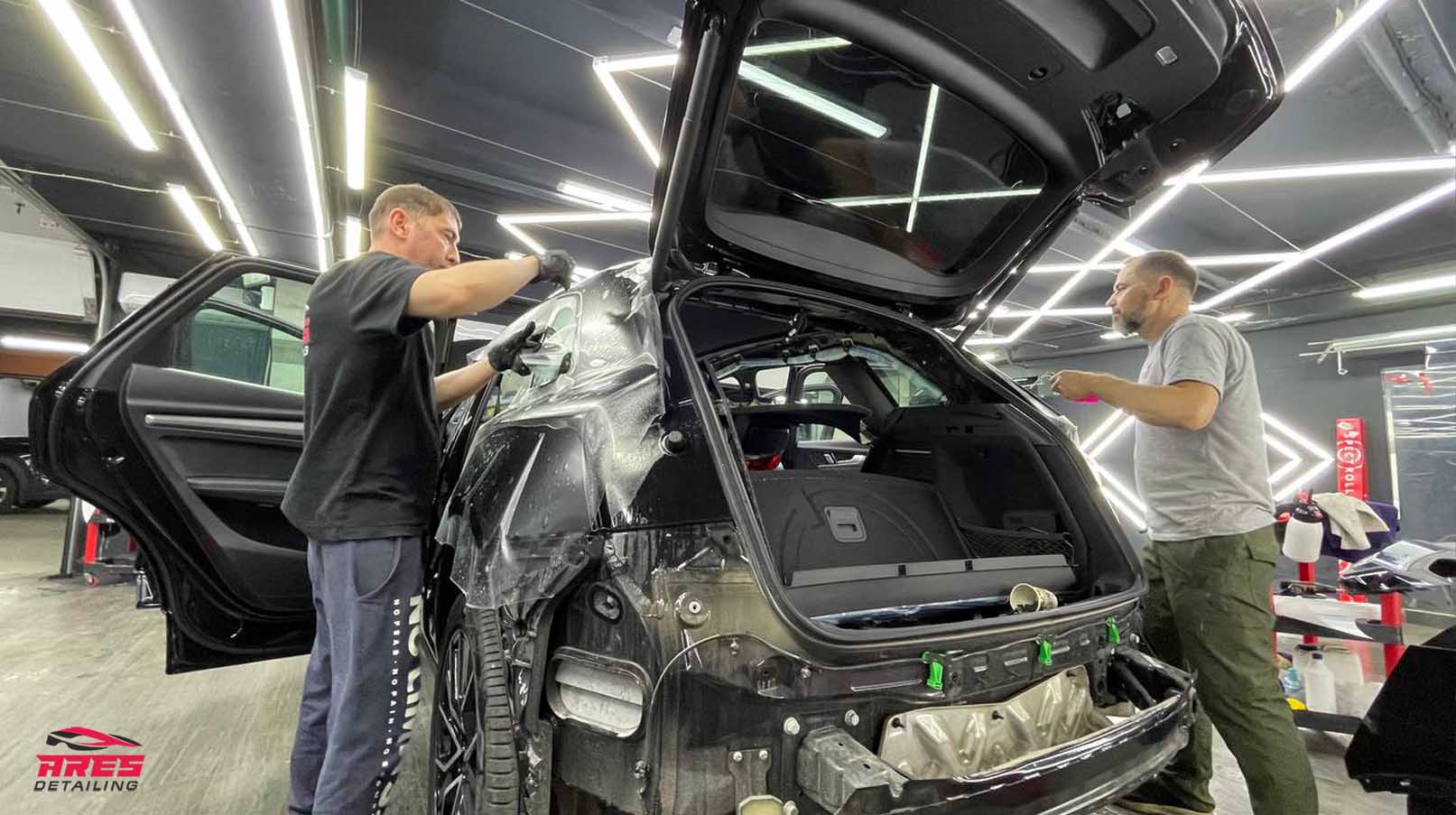 Оклейка полиуретаном Audi Q5 FY - изобр. 6