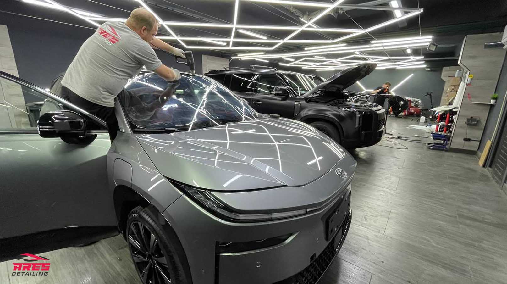 Атермальная тонировка стекол автомобиля Toyota bZ3X