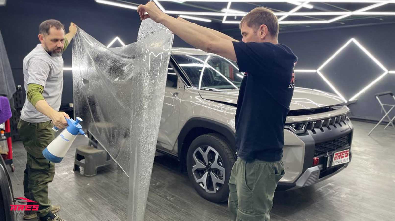 Оклейка защитной пленкой SsangYong Torres