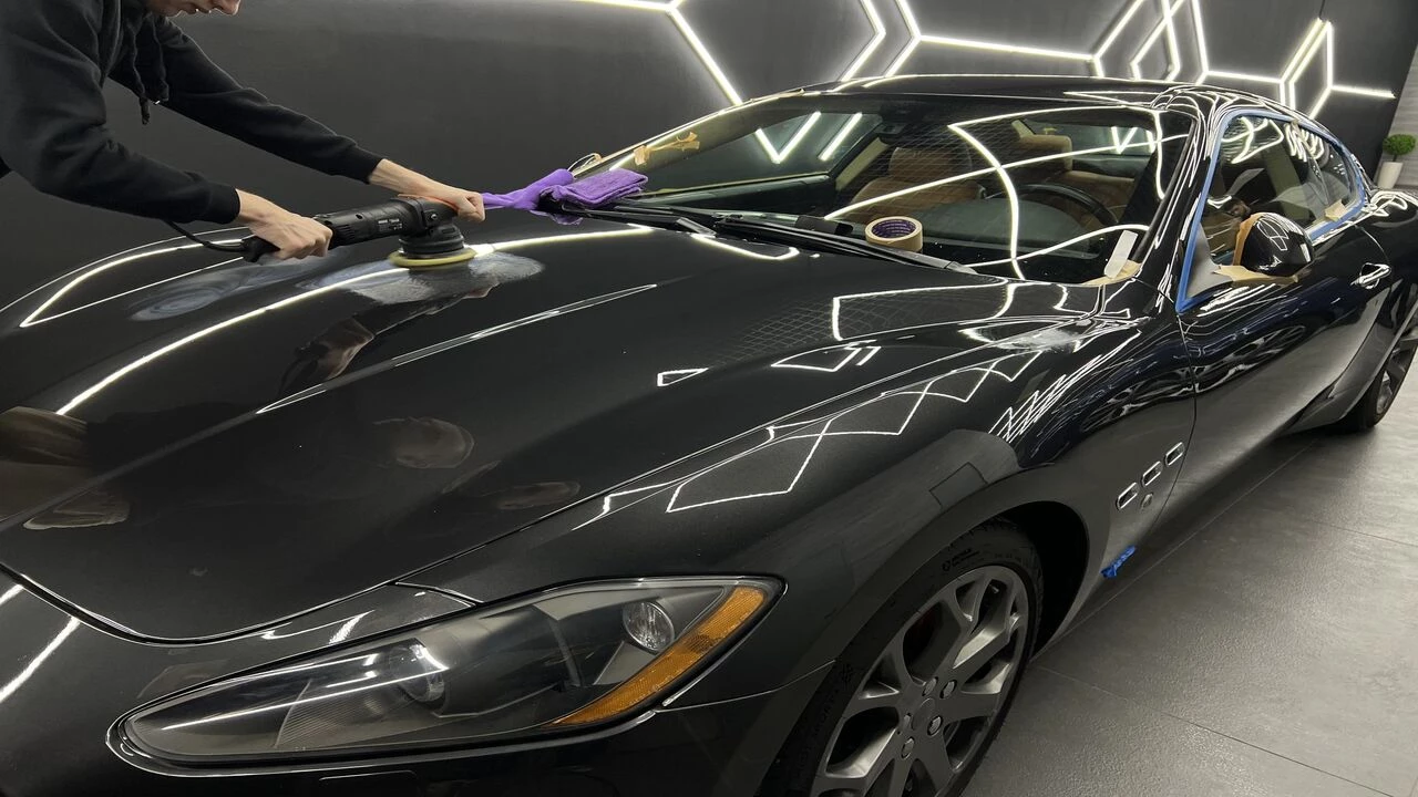 Полировка керамикой кузова Maserati Quattroporte